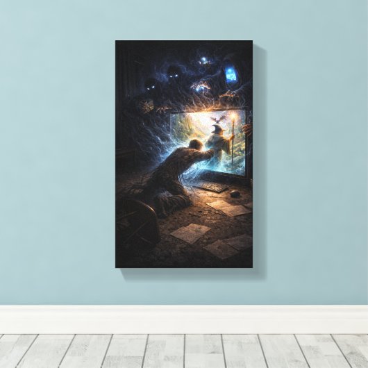 Portal of Escape Canvas Afdruk (Insitu (Houten vloer))