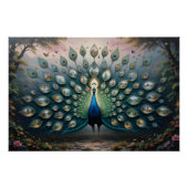 Portal Peacock Panorama Perfect Poster (Voorkant)