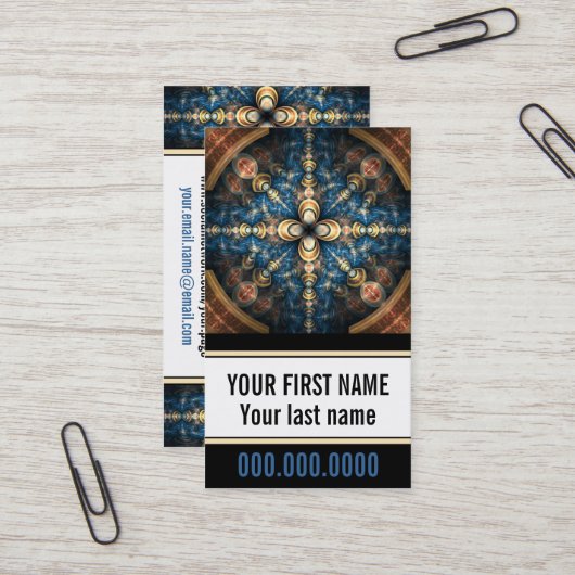 Portal Persoonlijke Visitekaartjes (Voorkant / Achterkant in situ)