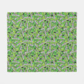 Portal Pistool Patroon Fleece Deken (Voorkant (Horizontaal))