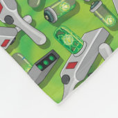 Portal Pistool Patroon Fleece Deken (Hoek)