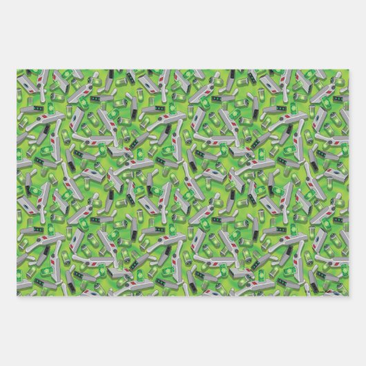 Portal Pistool Patroon Inpakpapier Vel (Voorkant 2)