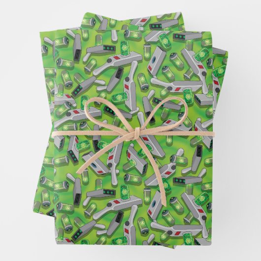 Portal Pistool Patroon Inpakpapier Vel (In situ)