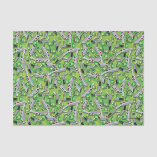 Portal Pistool Patroon Tissuepapier (Voorkant)