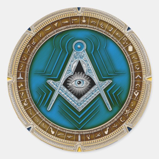 Portal Ronde Sticker (Voorkant)