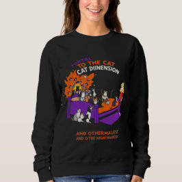 Portal to the Cat Dimension: Funny Chaos Cat Tee Trui