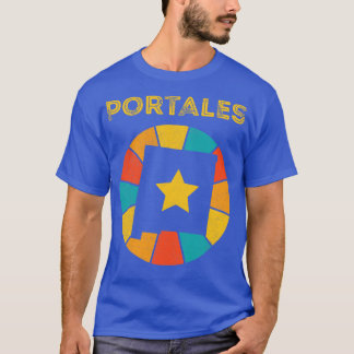 Portales New Mexico Vintage Verdrietig Souvenir 1 T-shirt