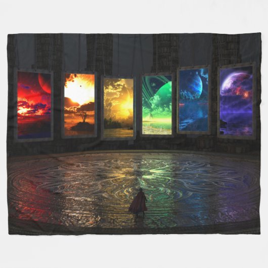 Portals Fleece Blanket Deken (Voorkant (Horizontaal))