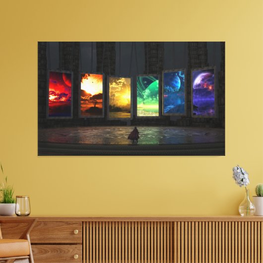 Portals gestreken Canvas (Insitu (Woonkamer))