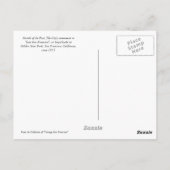 Portals of the Past, Golden Gate Park c. 1915 Briefkaart (Achterkant)