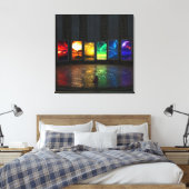Portals (vierkant) canvas afdruk (Insitu (Slaapkamer))