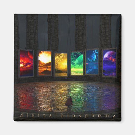 Portals vierkante magneet (Voorkant)