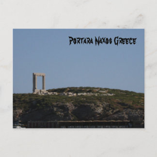 Portara Naxos Griekenland Briefkaart