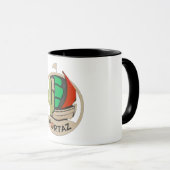 PortAZ logo 2 ontwerp op mok (Voorkant rechts)