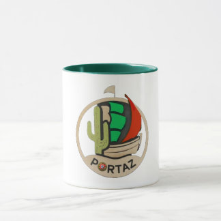 PortAZ logo 2 ontwerp op mok