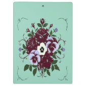 Porte-bloc Botanique | Élégance et Organisation Klembord (Achterkant)