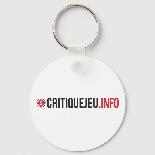 Porte-clé CritiqueJeu Sleutelhanger (Achterkant)