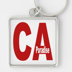 Porte-clé grand carré Premium CANADA Paradise Sleutelhanger