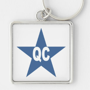 Porte-clé grand carré Premium QUEBEC Sleutelhanger