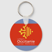 Porte-clé "Occitanie" Frankrijk Sleutelhanger (Voorkant)