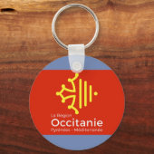 Porte-clé "Occitanie" Frankrijk Sleutelhanger (Voorkant)