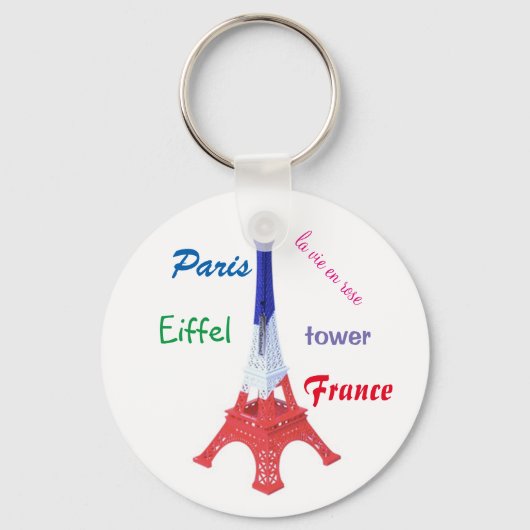Porte-clé "Paris, Frankrijk" Sleutelhanger (Voorkant)