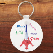 Porte-clé "Paris, Frankrijk" Sleutelhanger (Voorkant)