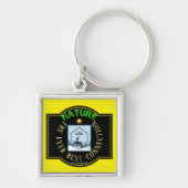 Porte-clé premium "Natuur de beste aansluiting" Sleutelhanger (Voorkant)