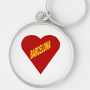 Porte-clé rond Premium BARCELONA Sleutelhanger