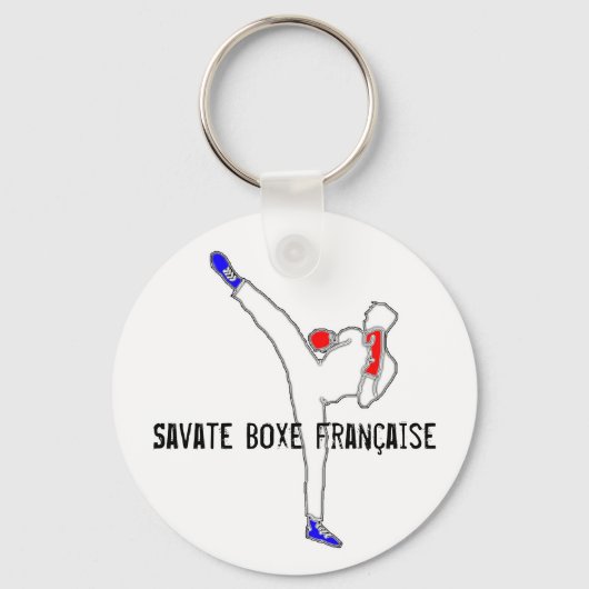 Porte-clé Savate Boxe Française Sleutelhanger (Voorkant)