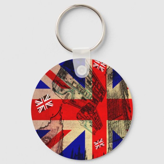 Porte-Clé UK FLAG Sleutelhanger (Voorkant)