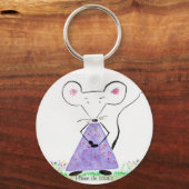 Porte clef Plume de souris au printemps Sleutelhanger (Voorkant)