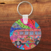 porte clef van-hippie sleutelhanger (Voorkant)
