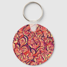 Porte-clés astral feu