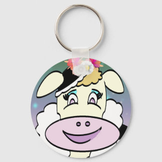 porte clés basique " portrait de vache " sleutelhanger