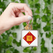 Porte-clés carré Premium Design BARCELONA Sleutelhanger (Hand)