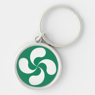 Porte Clés Croix Basque "Lauburu" Sleutelhanger
