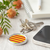 Porte Clés Drapeau Catalan "Serenya" Sleutelhanger (Zijkant)