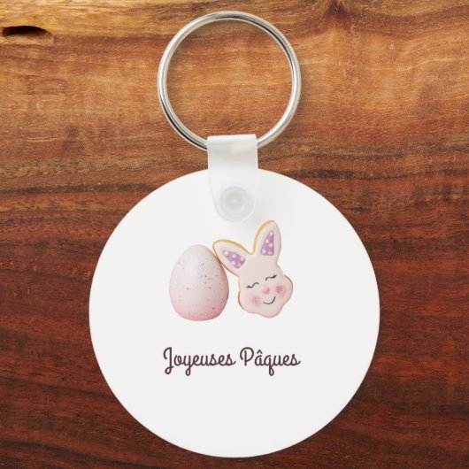 PORTE CLES JOYEUSE PAQUES SLEUTELHANGER (Voorkant)