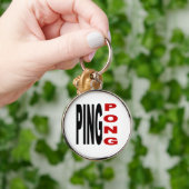 Porte clés Rond Premium PING PONG Sleutelhanger (Hand)