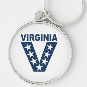 Porte-clés rond Premium VIRGINIA VICTOIRE Sleutelhanger