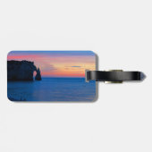 Porte d'Aval bij zonsondergang Bagagelabel (Achterkant horizontaal)