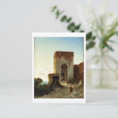 Porte de Justice, Alhambra, Granada (olie op canva Briefkaart (Staand voorkant)
