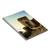 Porte de Justice, Alhambra, Granada (olie op canva Notitieboek (Rechterzijde)