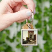 Porte de Justice, Alhambra, Granada (olie op canva Sleutelhanger (Hand)