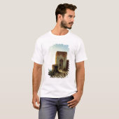 Porte de Justice, Alhambra, Granada (olie op canva T-shirt (Voorkant volledig)