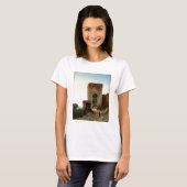 Porte de Justice, Alhambra, Granada (olie op canva T-shirt (Voorkant volledig)