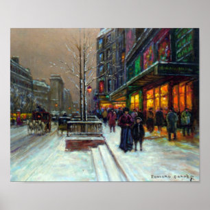 PORTE DENIS-COATES-AFDRUKKING POSTER