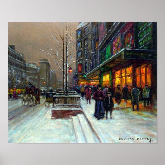 PORTE DENIS-COATES-AFDRUKKING POSTER (Voorkant)