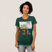 Porte Des Morts, WI-dodendeur, Nautisch T-shirt (Voorkant volledig)